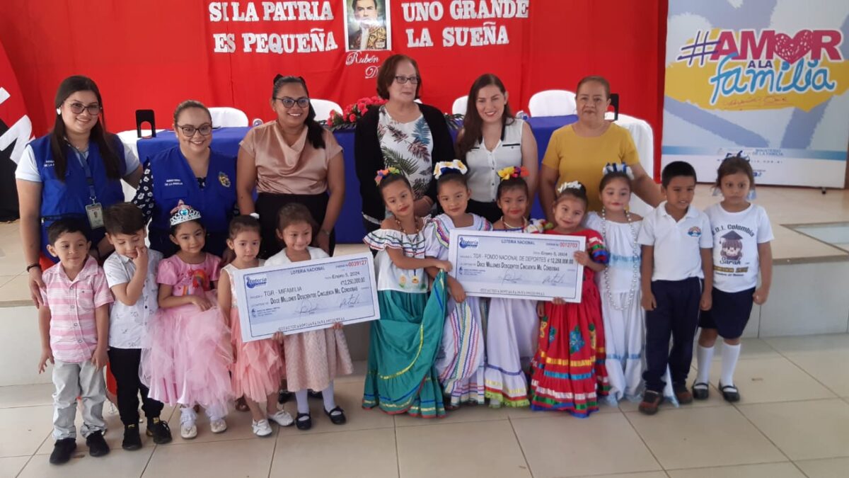 Lotería Nacional entrega 24 millones de córdobas para programas sociales