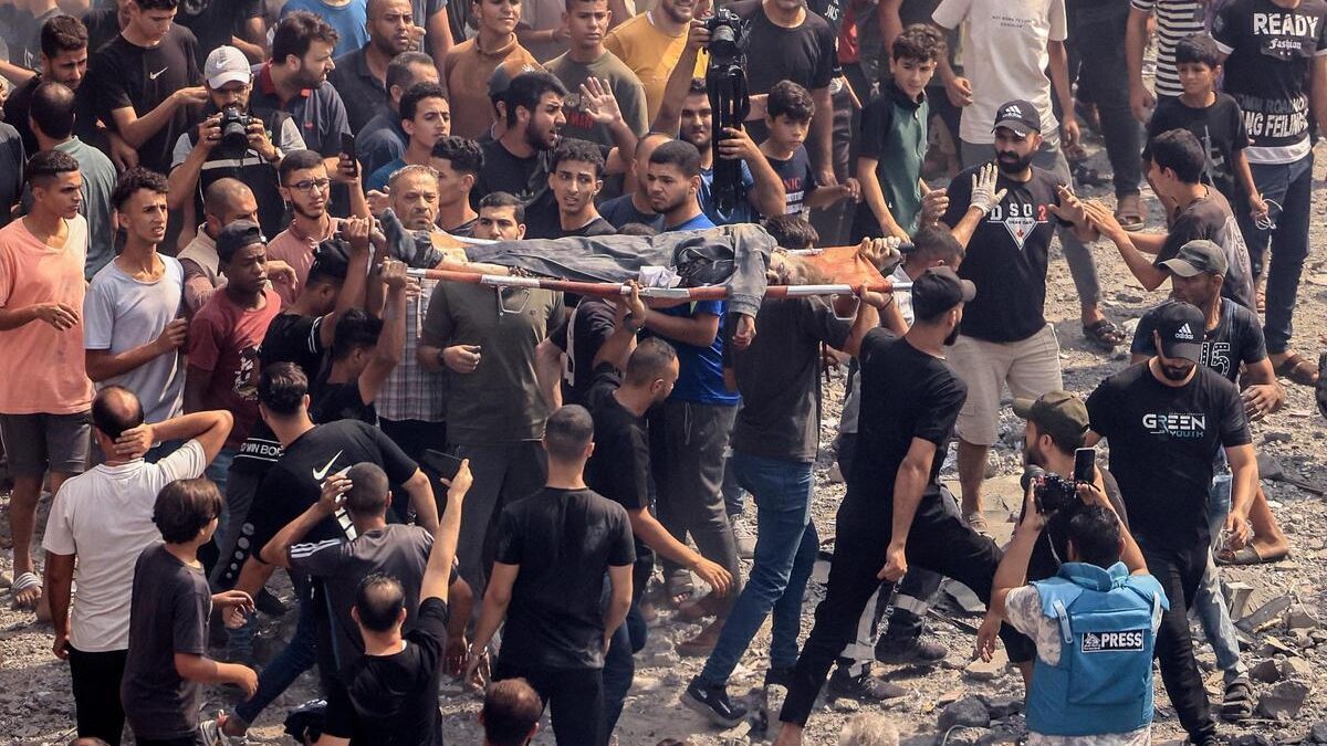 Israel mató a más de 22 mil 400 palestinos en 2023