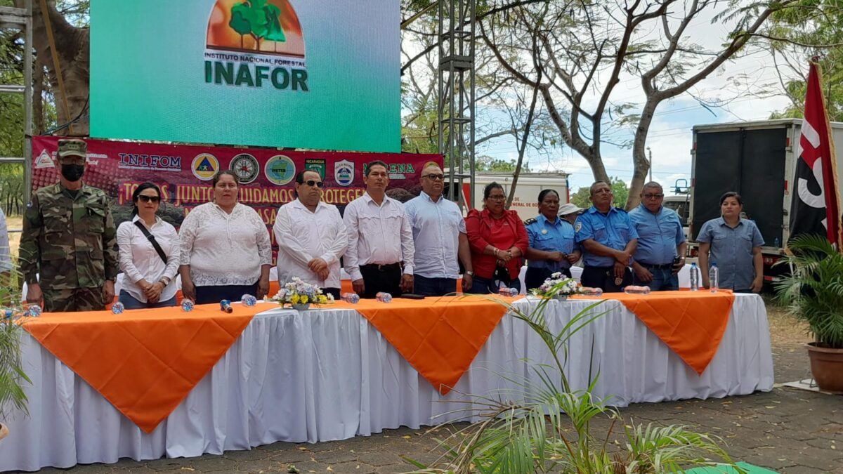 Plan Departamental de Prevención y Control de Incendios Forestales es lanzado en Tipitapa