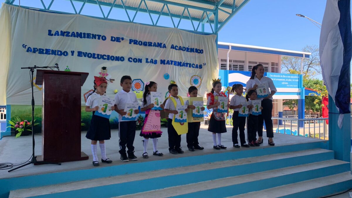 Niños y niñas fortalecen habilidades Matemáticas en Nicaragua