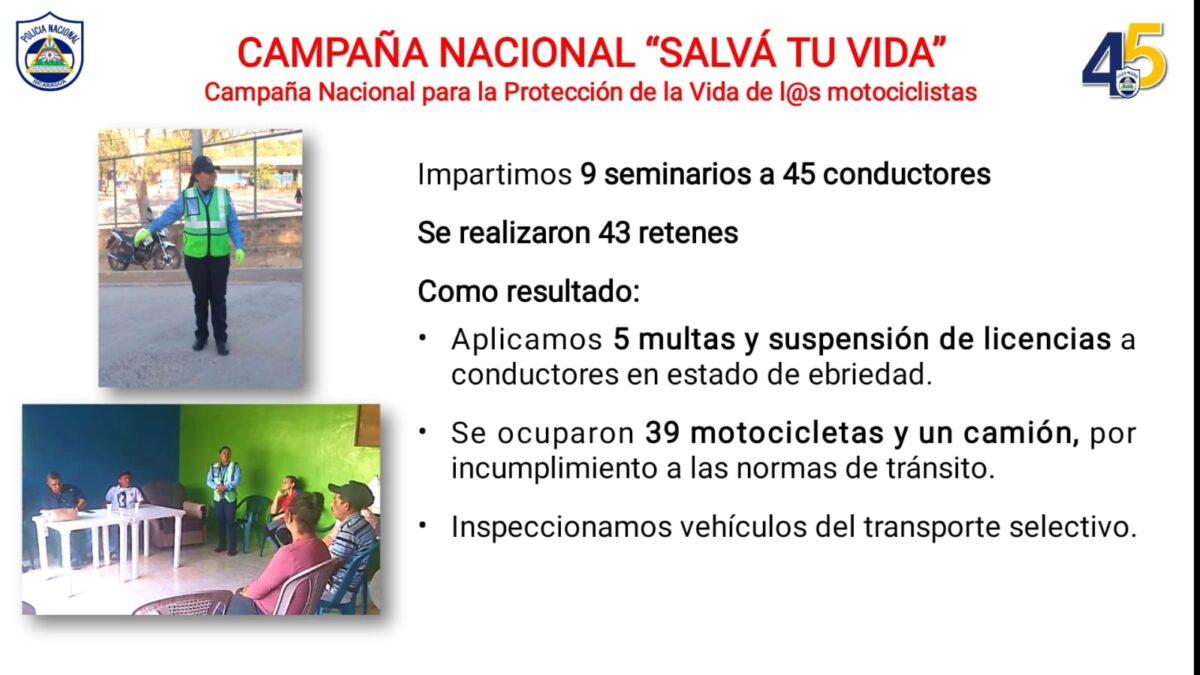 Resultados efectivos del trabajo policial en Nueva Segovia