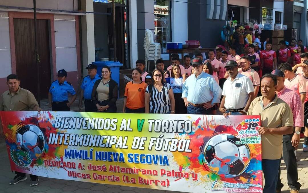 Quinto torneo Intermunicipal de Fútbol dio inicio con un colorido desfile