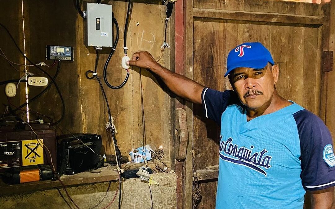 La energía eléctrica llegó a la comunidad El Pedernal en La Conquista, Carazo