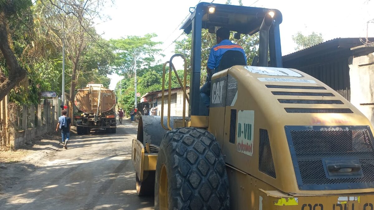 ALMA realiza proyecto de calles nuevas en el barrio Laureles Sur de Managua