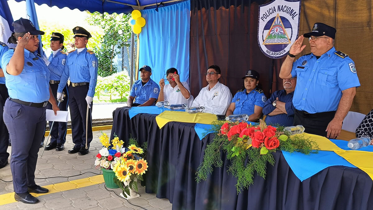 Inauguración de la Comisaría de la Mujer y la Niñez número 20 en Wiwilí