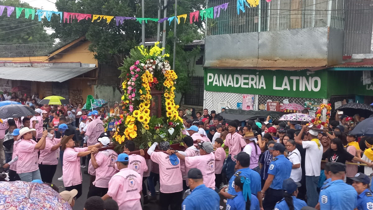 Santo Domingo de San Andrés llega a Managua 