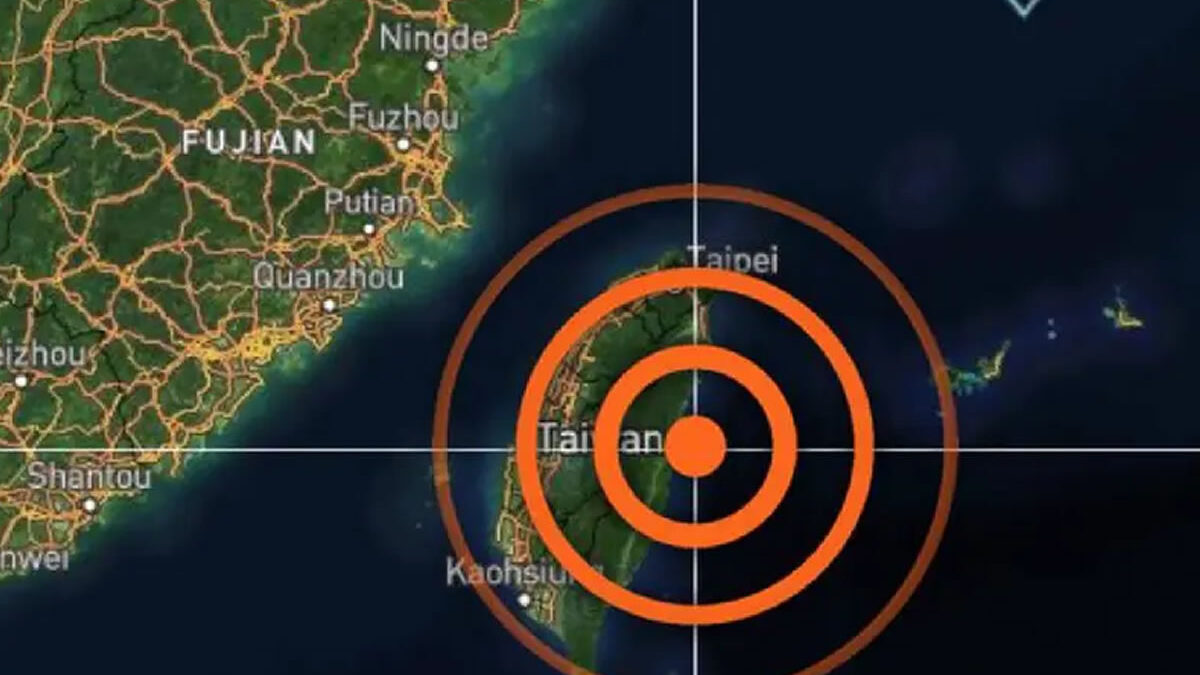 Fuerte sismo de magnitud 6.3 golpea la costa de Taiwán