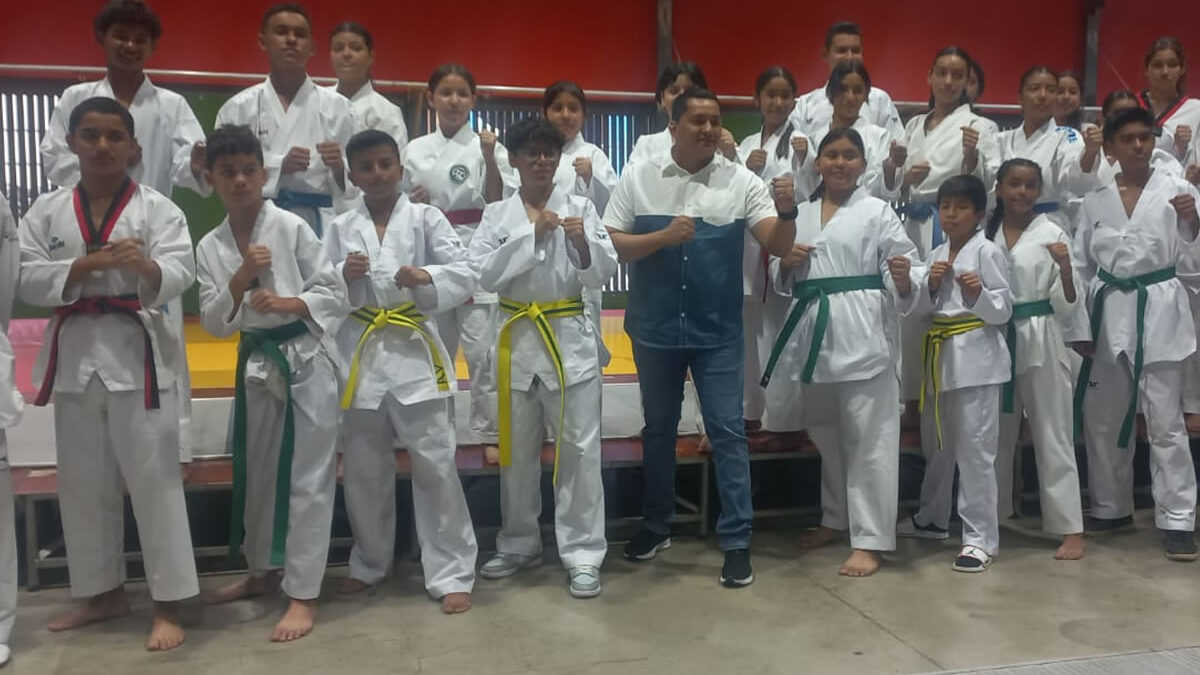 Realizan campeonato nacional de Taekwondo y Karate en Juegos Escolares del Mined