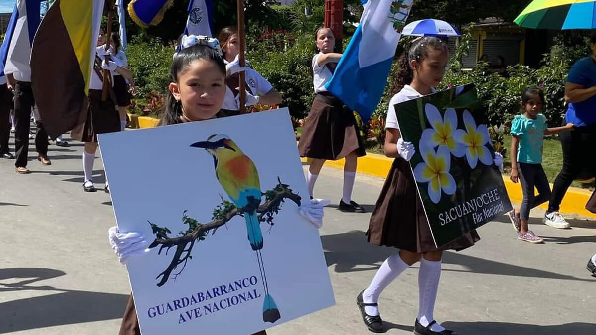 Estudiantes de Estelí demostraron el amor a la patria este 14 de septiembre