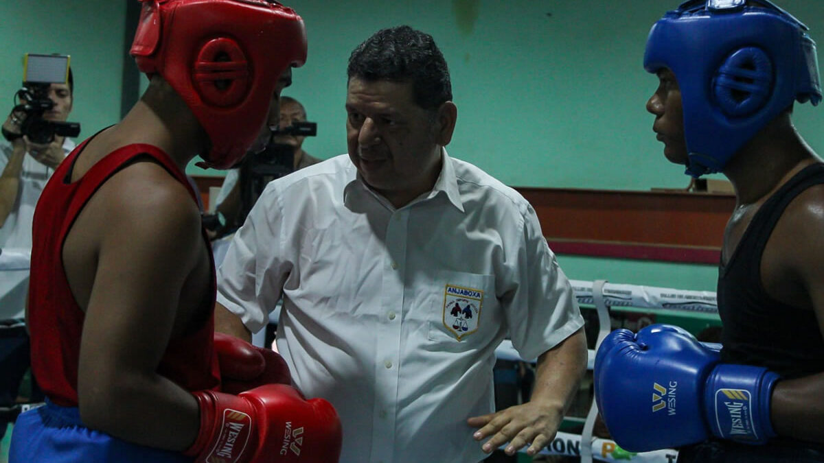 Jóvenes destacan en la 5ta velada boxística de los Juegos Juveniles Managua 2024