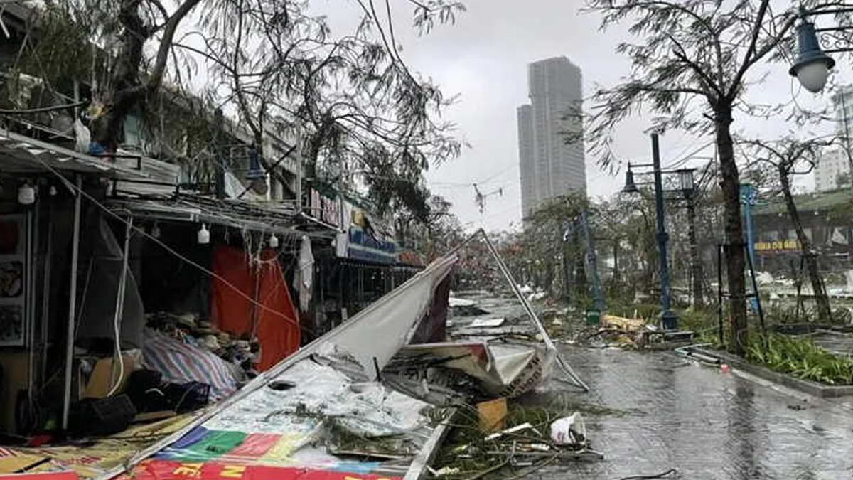 Tifón Yagi deja 65 fallecidos y causa estragos en Vietnam