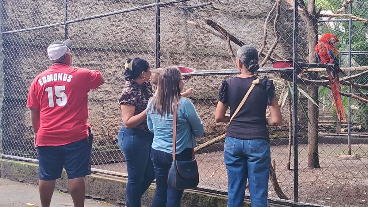 Turistas nacionales y extranjeros visitaron el zoológico nacional en estas festividades patrias