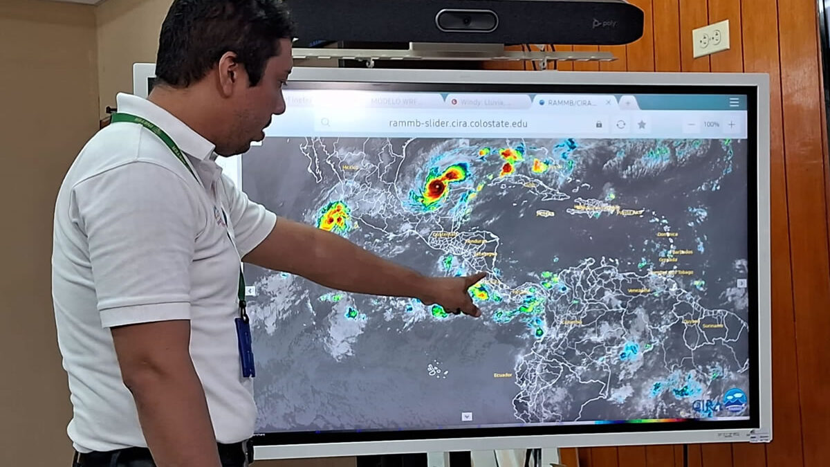 Ineter pronostica lluvias débiles moderadas para esta semana