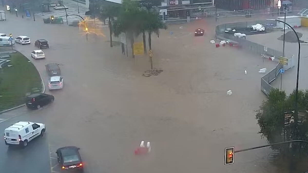 Alerta roja por lluvias torrenciales en diferentes zonas de España