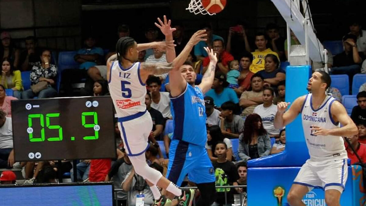 Baloncesto nicaragüense cae ante Dominicana en la clasificatoria al AmeriCup 2025