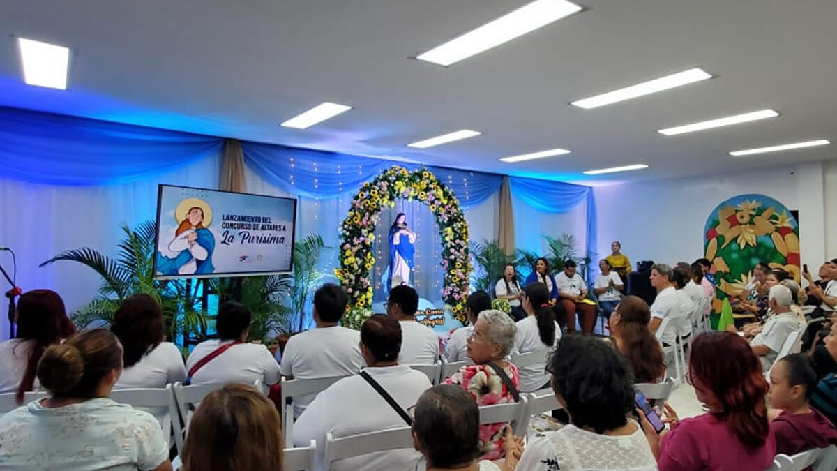 Familias nicaragüenses participarán en el décimo sexto concurso de altares a la Purísima