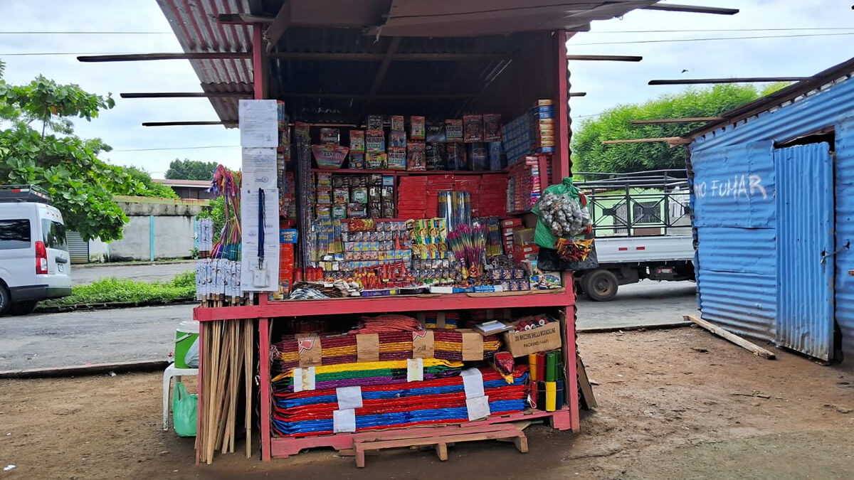 Inspeccionan tramos de pólvora en la rotonda La Virgen