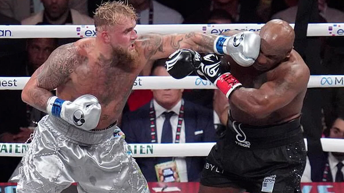 Jake Paul vence a Mike Tyson por decisión unánime en combate esperado