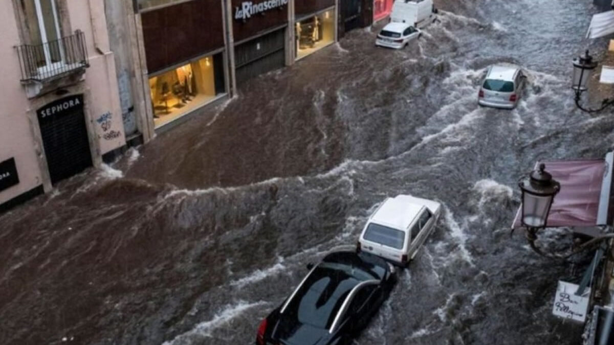 Lluvias intensas azotan Italia, dejando varios municipios afectados