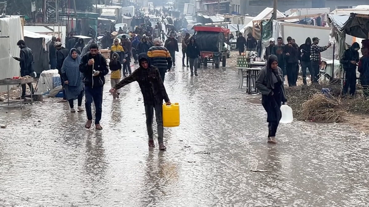 Lluvias e inundaciones agravan la emergencia humanitaria en Gaza