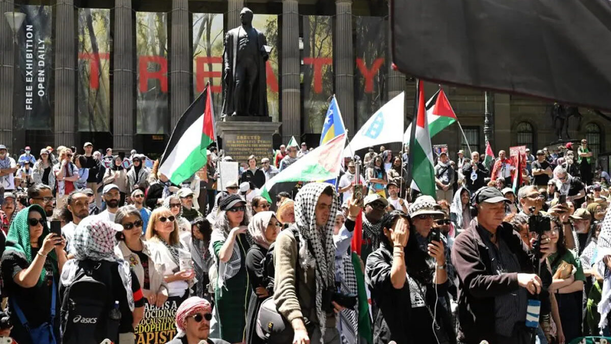 Multitudes de manifestantes denuncian la masacre y ocupación israelí contra Palestina y Líbano