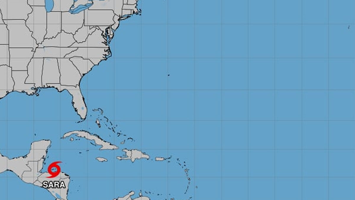 Nicaragua emite Alerta Amarilla por riesgo de deslaves ante la tormenta tropical Sara