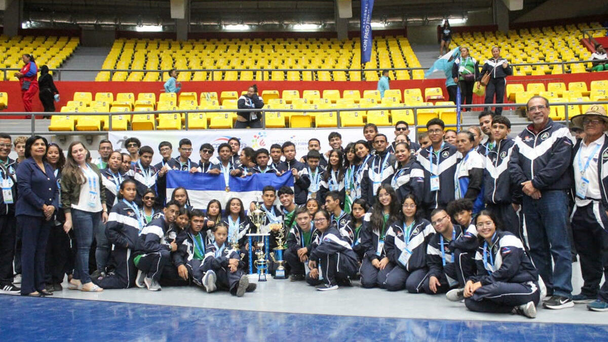 Nicaragua campeona de los Juegos Centroamericanos para estudiantes con discapacidad