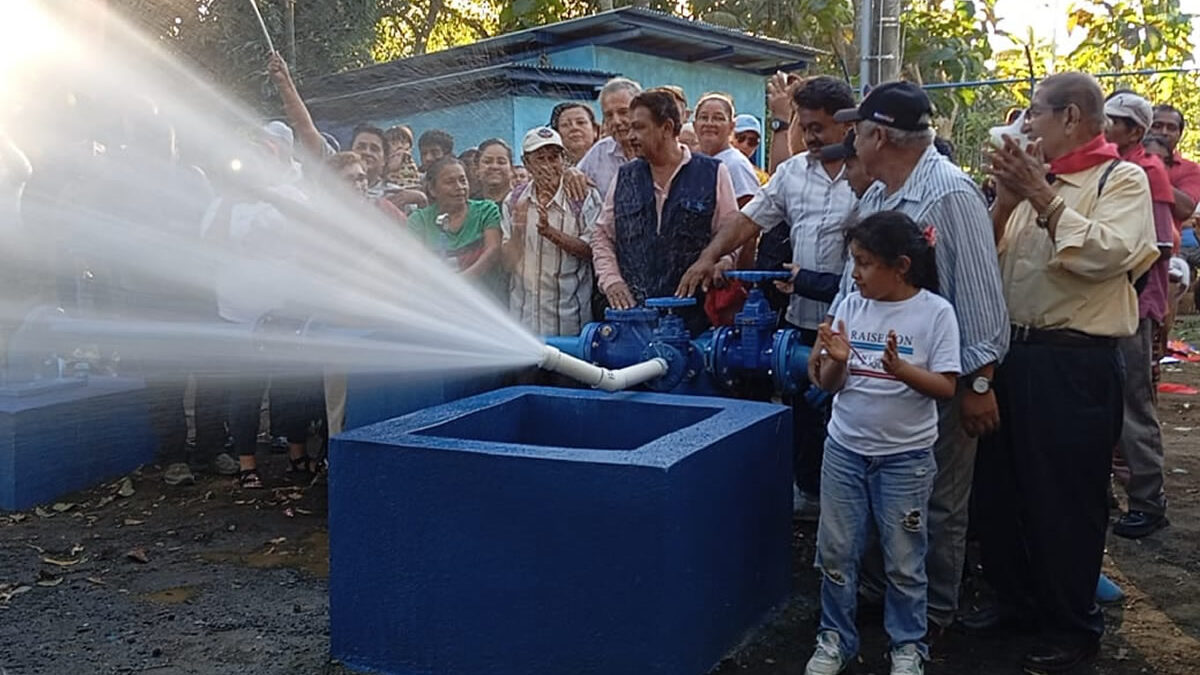 Agua potable para familias de comunidad Los Campos, un sueño hecho realidad