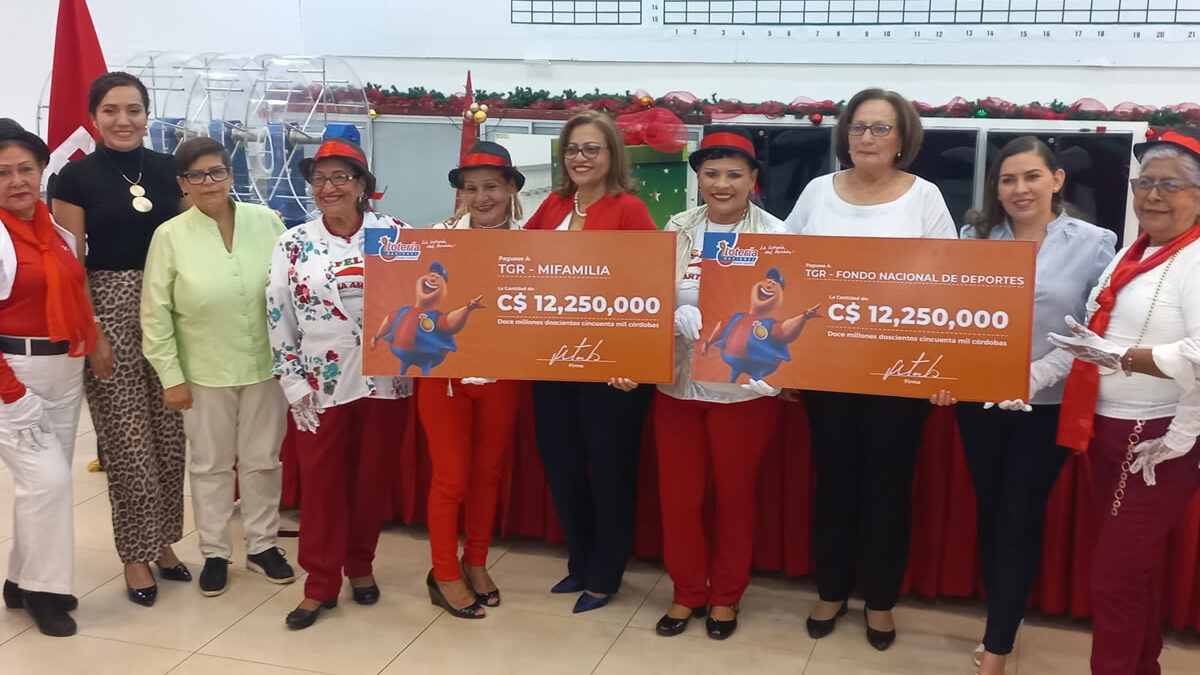 Lotería Nacional entrega utilidades para el bienestar social a instituciones de Nicaragua