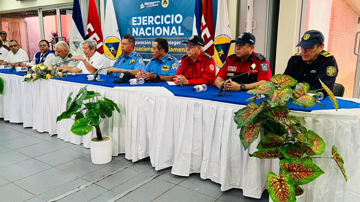 Nicaragua realizará su último Ejercicio Nacional de preparación ante desastres