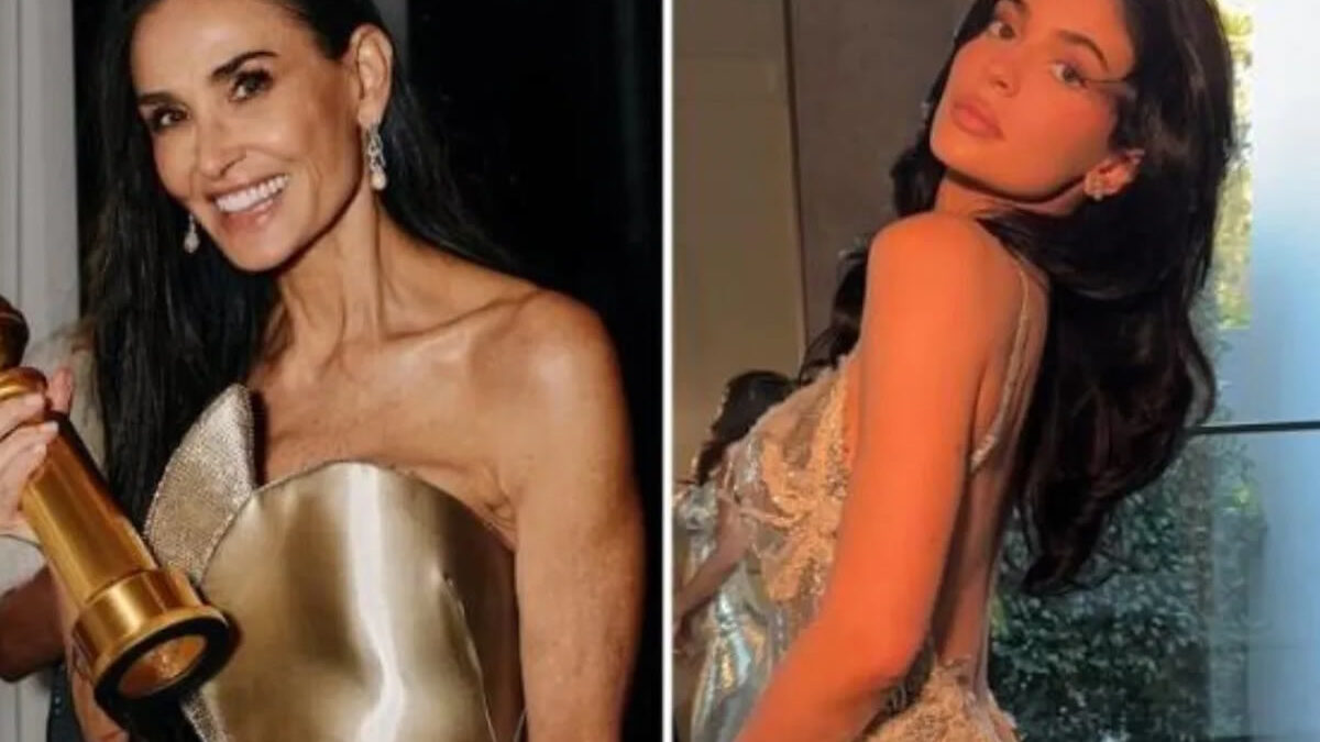 ¿Desaire o malentendido? El tenso encuentro entre Demi Moore y Kylie Jenner