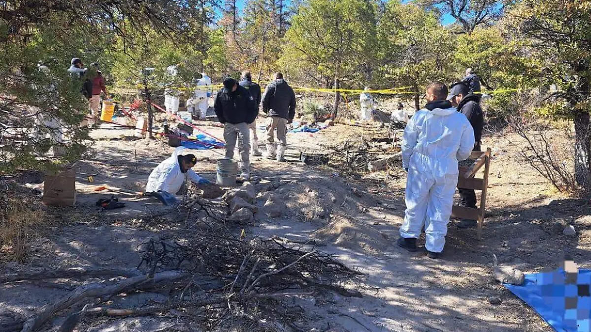 Realizan nuevo hallazgo de 56 cadáveres en fosa clandestina en Chihuahua