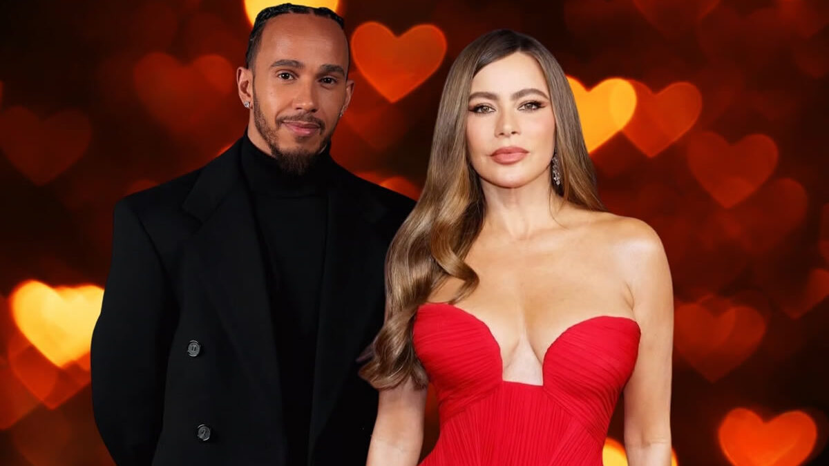 ¿Amor en el aire? Sofía Vergara y Lewis Hamilton desatan rumores de romance