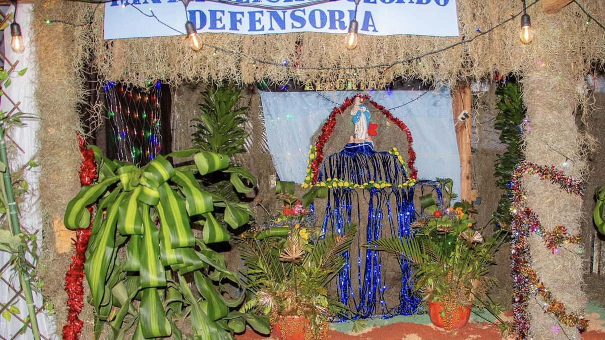 Inician novena en Dipilto con altares a la Virgen de la Inmaculada Concepción
