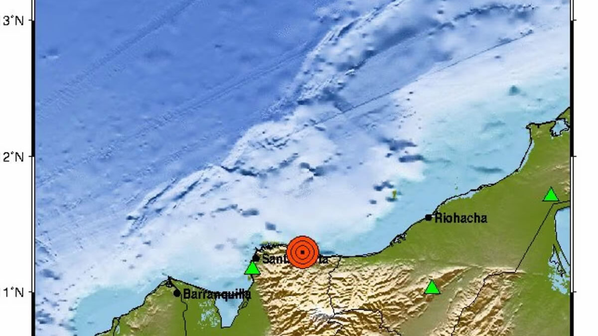Suroeste de Colombia afectado por un sismo de 4,6 en la escala de Richter