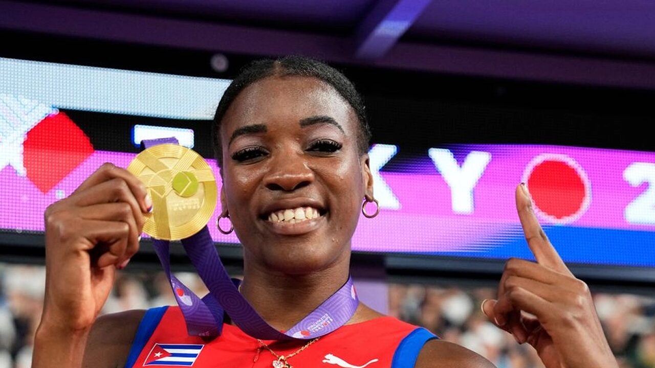 Cuba brilla con oro en triple salto femenino gracias a Leyanis Pérez