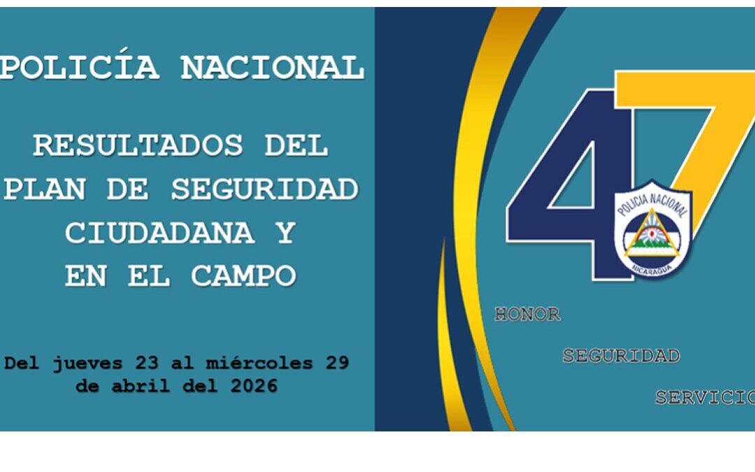 Plan de seguridad deja 49 detenidos por delitos de alta peligrosidad