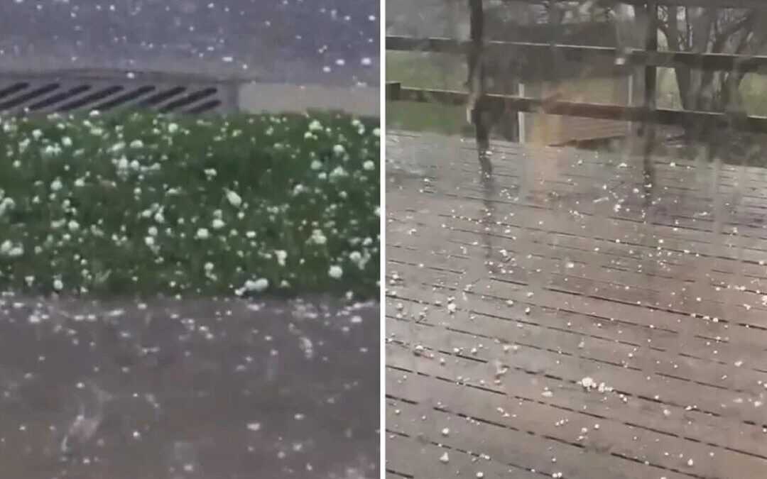 Granizo gigante golpea EE.UU. y deja daños tras intensas tormentas