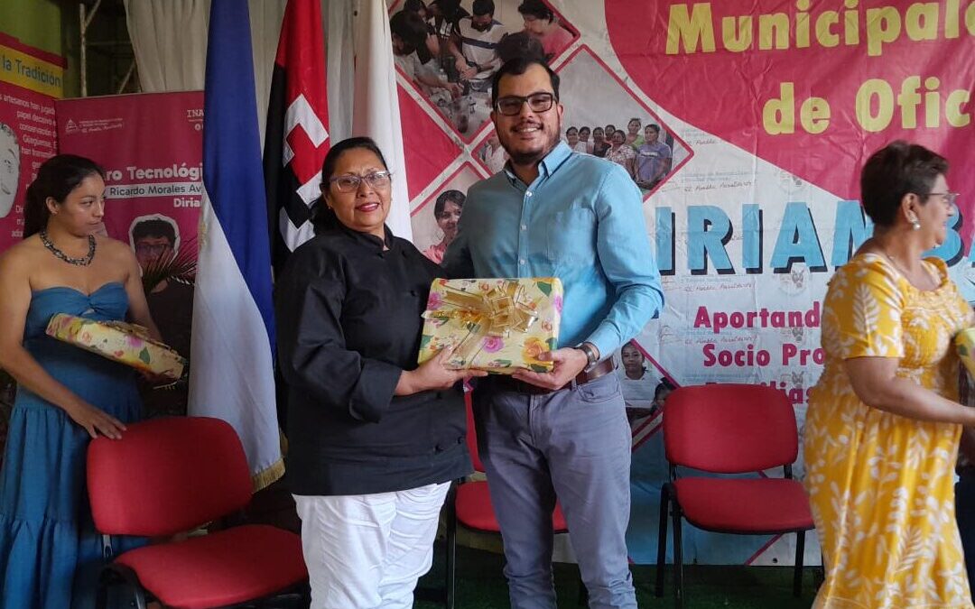 Familias de Diriamba emprenden con certificados del INATEC
