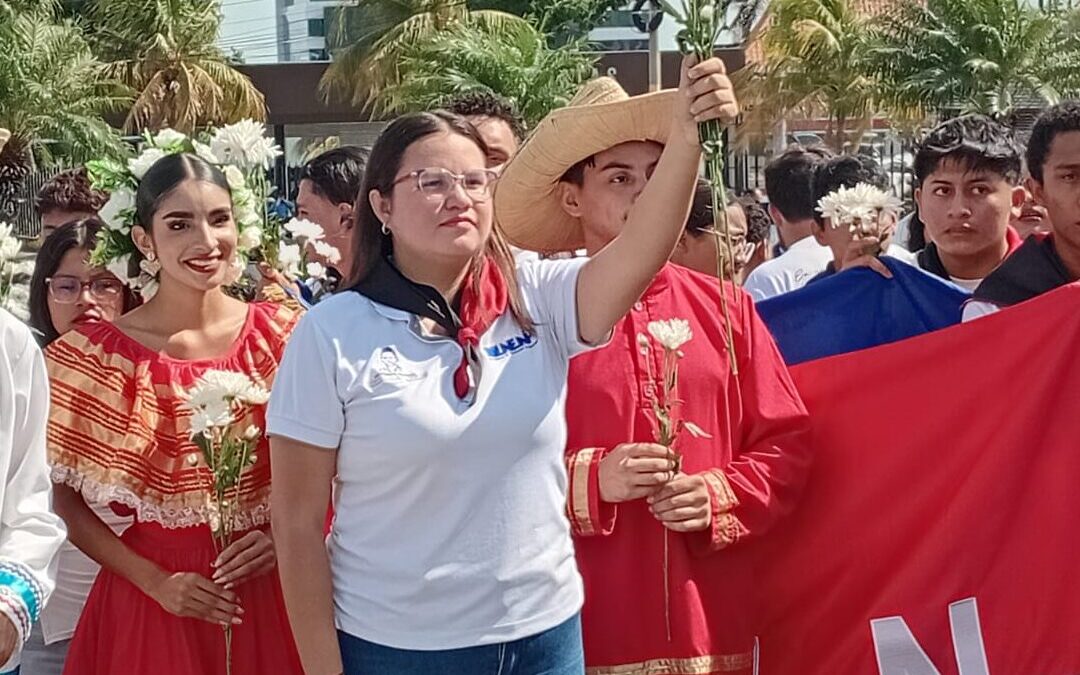 Juventud conmemora legado de Rigoberto López Pérez en Managua