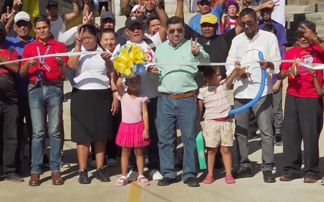 Buenas noticias para el barrio La Esperanza, con inauguración de obra vial
