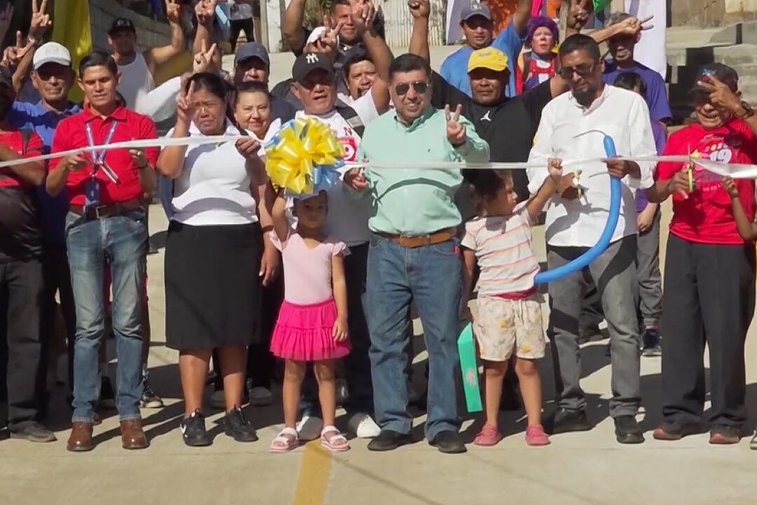 Buenas noticias para el barrio La Esperanza, con inauguración de obra vial