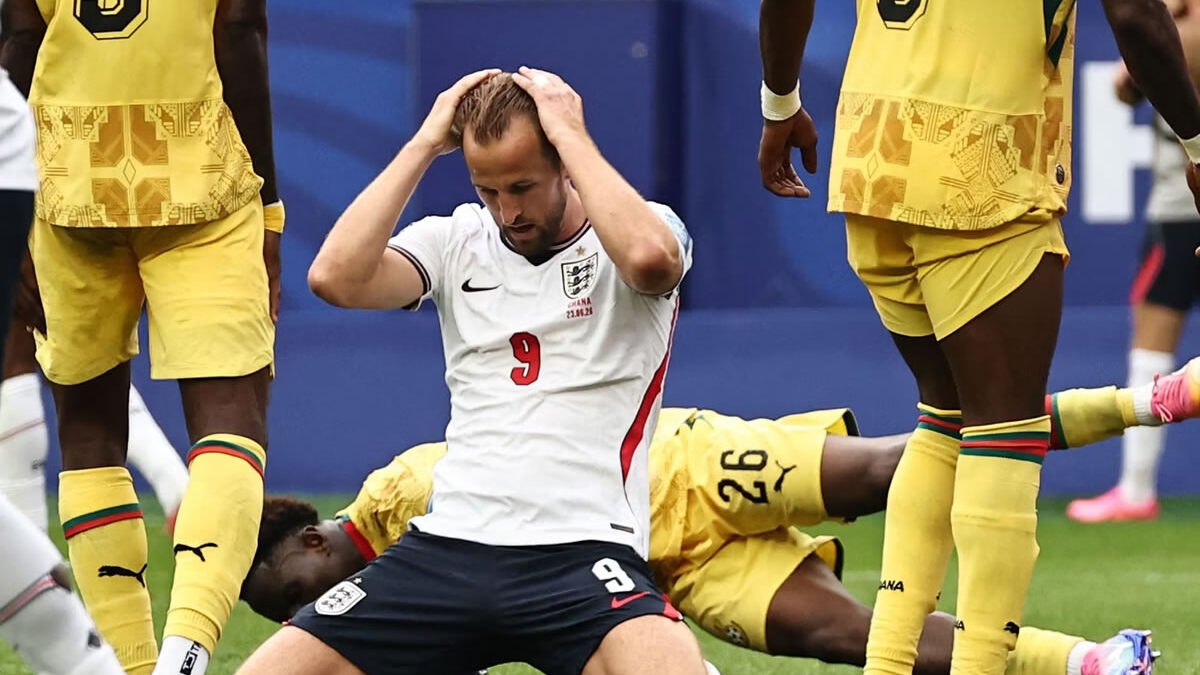 Inglaterra decepciona en un amargo empate 0-0 ante Ghana