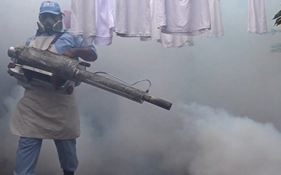 Previenen enfermedades epidémicas con jornada de fumigación