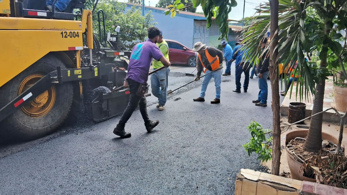Alcaldía de Managua inaugurará nuevas calles asfaltadas en Laureles Norte