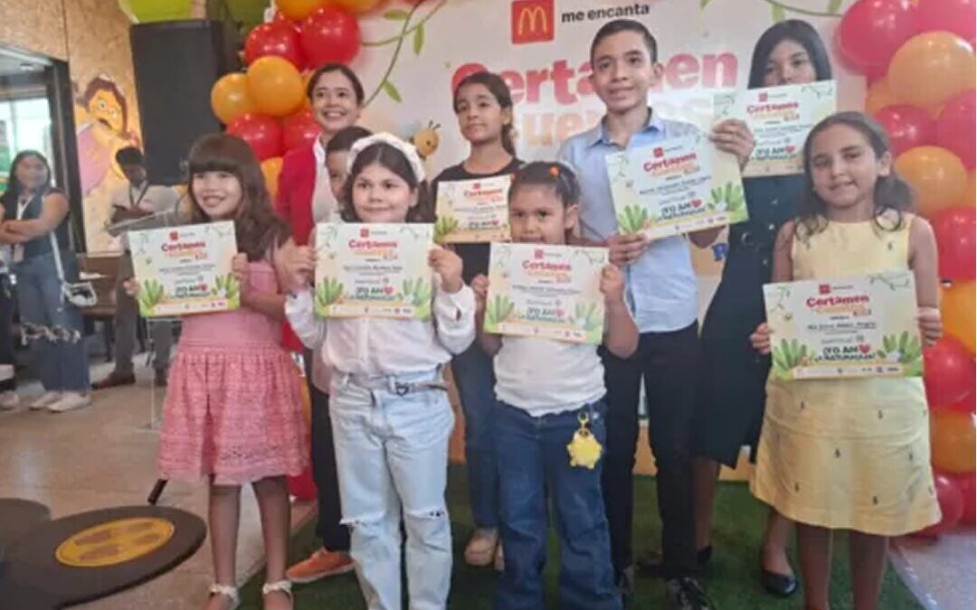 Niños destacan creatividad ambiental en certamen de McDonald’s