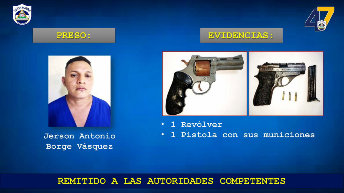 Capturan a presunto autor de homicidio en barrio Los Ángeles
