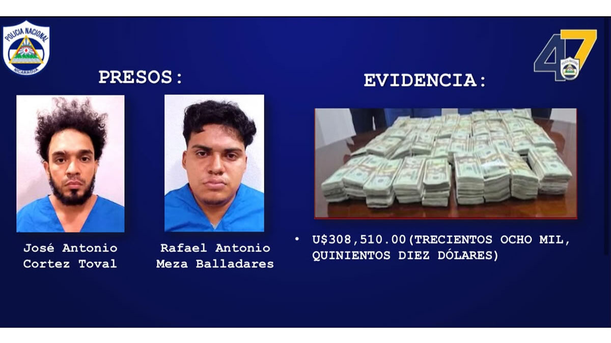 Incautan más de 557 mil dólares en Chinandega y La Paz Centro