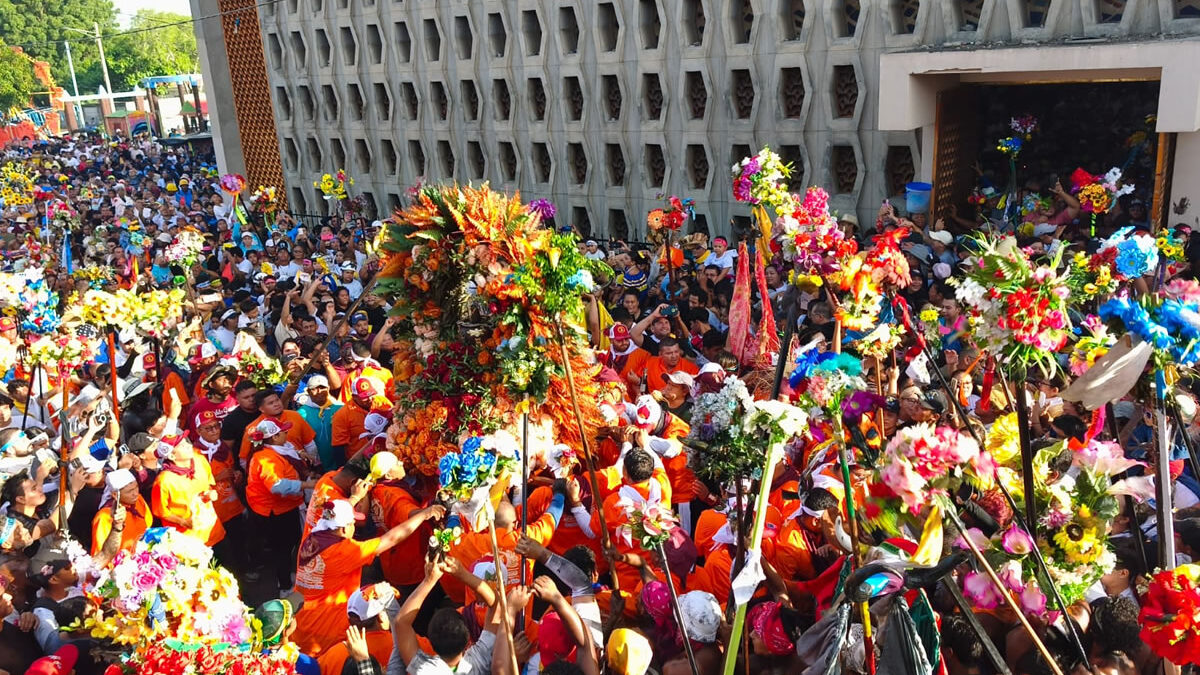 Fe, fervor y tradición: Managua despide a Santo Domingo de Guzmán