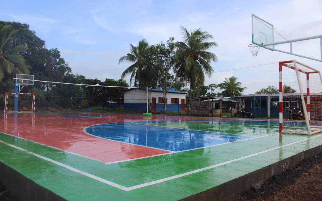 Kukra Hill inaugura nueva cancha deportiva en la comunidad El Panchón